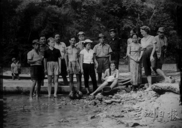 当年林梦省长，澳洲籍R.H Morris夫妇以及随行的12个人被俘，后来被英军成功拯救出来。（照片：蔡永兴提供）