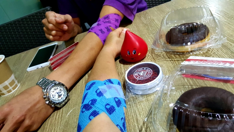 薛淑钦在脸书号召网友响应捐血运动，传递助人精神。