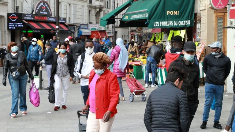 Paris's Goutte d'Or neighborhood boasts over 300 shops and restaurants dedicated to African fashion and gastronomy. AFP