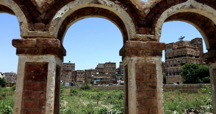 UNESCO-listed buildings in the Old City of Sanaa. AFP