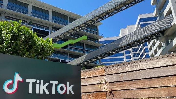 TikTok launched an online information hub as its parent firm faced a Trump deadline to divest TikTok. AFP