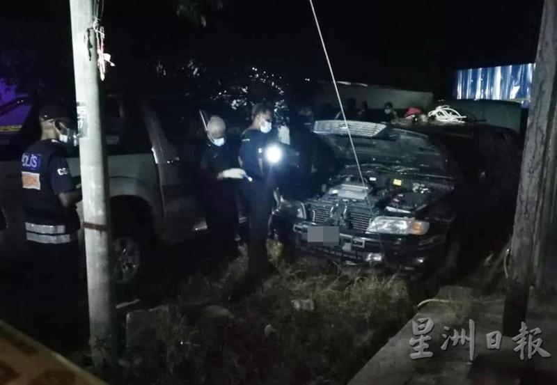 犯罪集团的车在麻不来被警方成功截停后，鉴证组到场进行搜证环节。
