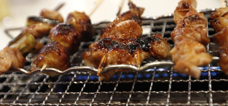 “客串”的日本烤串，以传统日本烧烤炉所烧制，味道及做法是相当道地。
