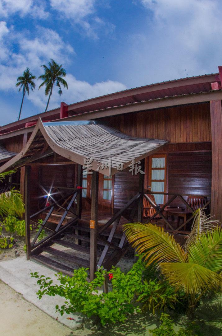 Scuba Junkie Mabul Beach Resort全面以太阳能发电，同时广泛收集雨水，以在水供方面达到自给自足。