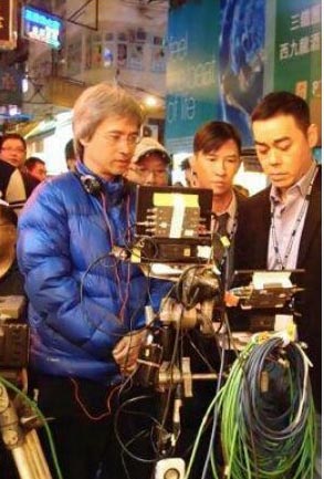 陈木胜（左起）曾以刘张家辉及刘青云主演的《扫毒》，获香港电影金像奖最佳导演奖提名。