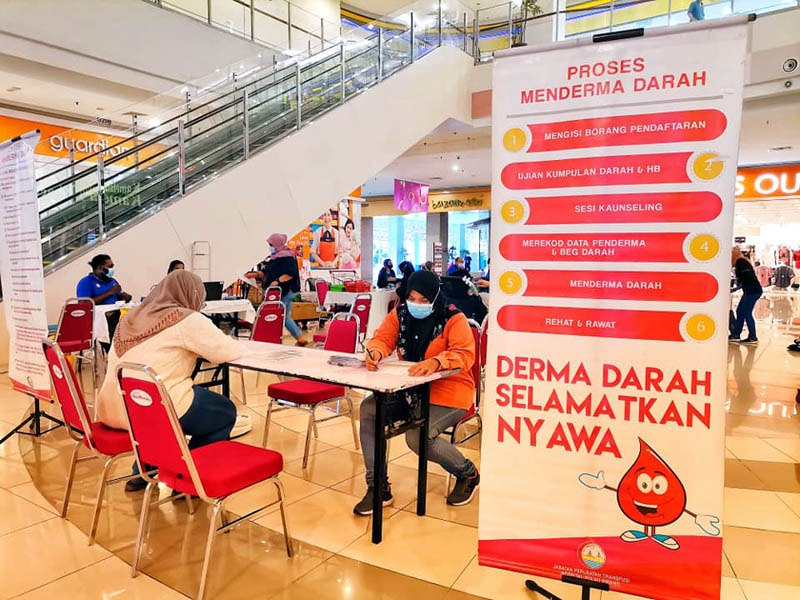 无论是官方或民间组织举办的捐血运动，其目标都在于，通过捐血救人一命。（图：Derma Darah Penang）