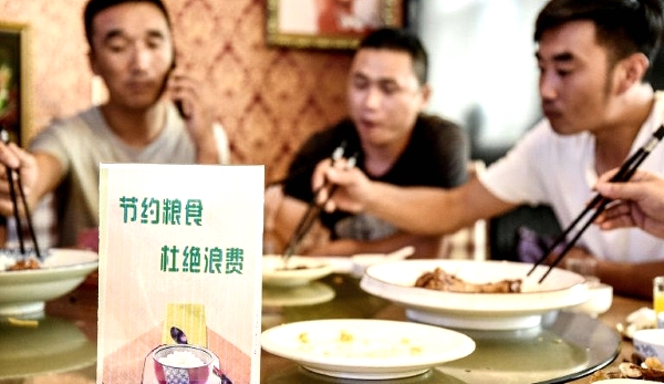 Big meals are ingrained in Chinese culture and consumption is soaring along with living standards. AFP