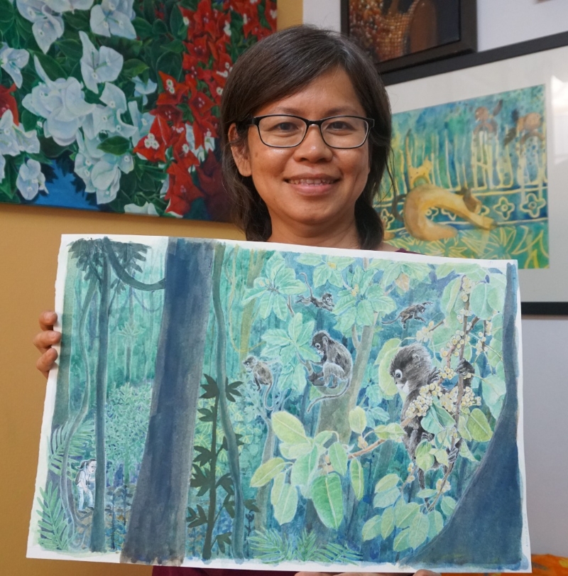 阿米希望透过绘画让读者了解生态保育，也鼓励小孩日后能加入保育行列。