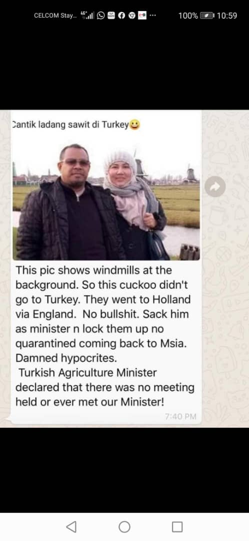 莫哈末凯鲁丁今年7月与妻子去了荷兰，而不是如他所说的去了土耳其？实际上，是有心人士利用旧照片进行炒作。