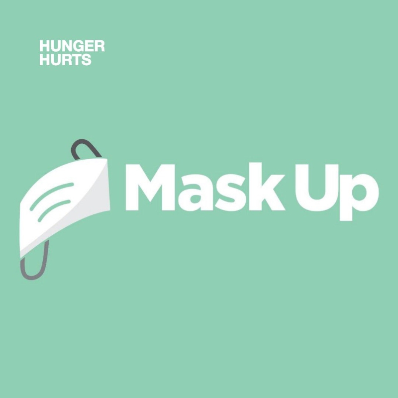 HungerHurts发起“Mask Up”计划，以众筹的方式，让贫困人士获得口罩，在疫情期间做好防疫措施。