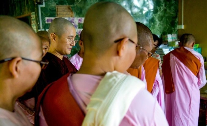The deep-red robes and shorn heads of Myanmar's monks are internationally recognized, but the plight of the nation's vast number of nuns, estimated to be in excess of 60,000, is little documented. AFP