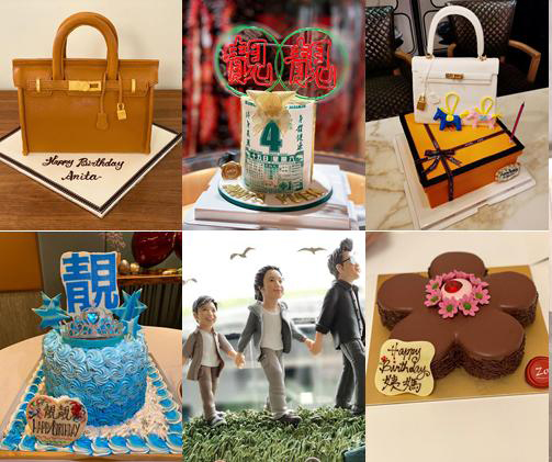 袁咏仪今年生日因为疫情关系而分批与朋友庆祝，每次都会收到漂亮的蛋糕。