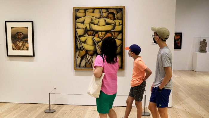 Whitney Museum of American Art in New York City is reopened to the public with new safety guidelines after being closed for months due to the coronavirus. AFP Whitney Museum of American Art in New York City is reopened to the public with new safety guidelines after being closed for months due to the coronavirus. AFP