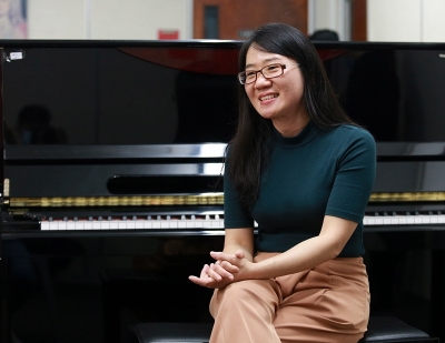 陈思意表示，非常感恩马来西亚艺术学院音乐系给予她的栽培和教导。