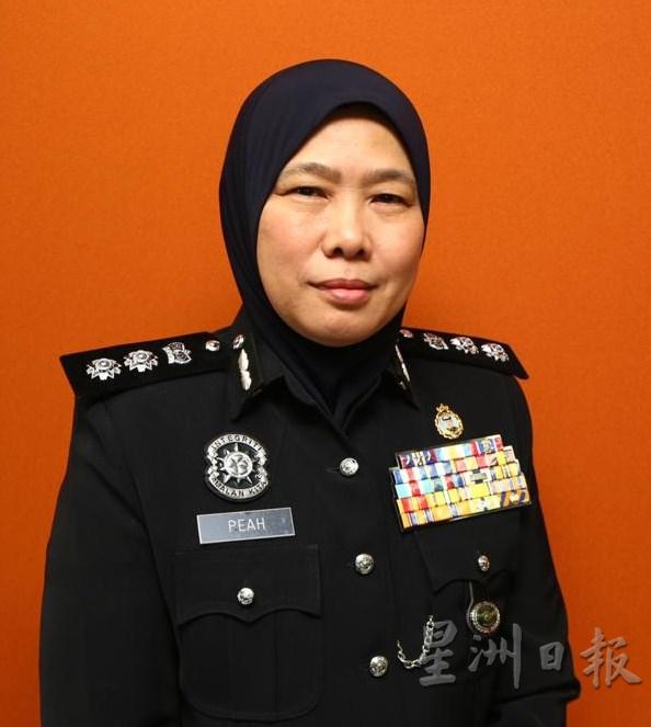 调任新山北区警区主任的鲁碧雅，是柔州首名女警区主任。