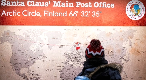 Rovaniemi's Santa-themed attractions are bereft of bookings this year. AFP