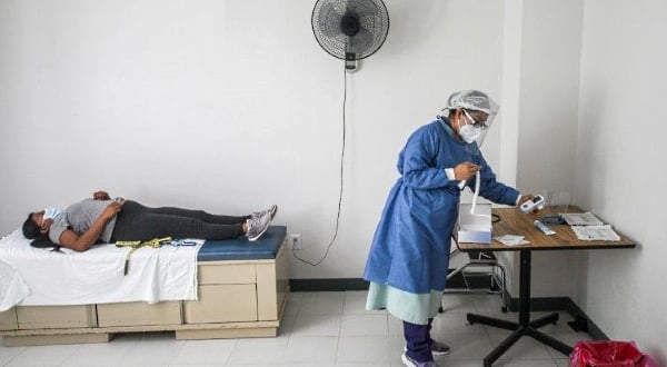 Many hospitals were overwhelmed at the start of the pandemic but doctors say the situation has improved. AFP