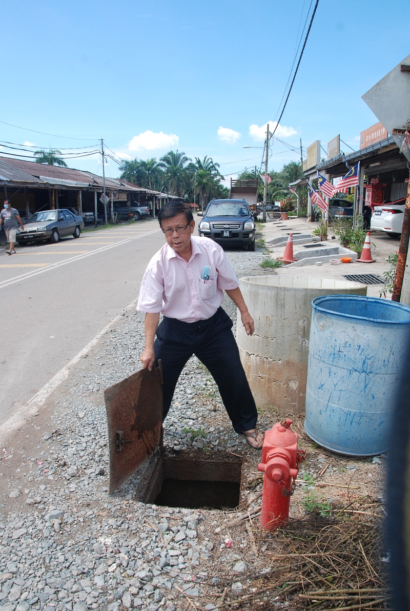 潘宥磬说，榕吉区已有三个消防栓失效，急需被维修。