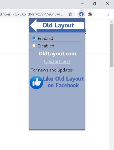下载有关扩充功能，在右上角的“扩充功能”图标，会发现一个类似脸书图标。点选该图标和选择“启动”（enabled），再刷新页面就会看到“经典版”的脸书界面。