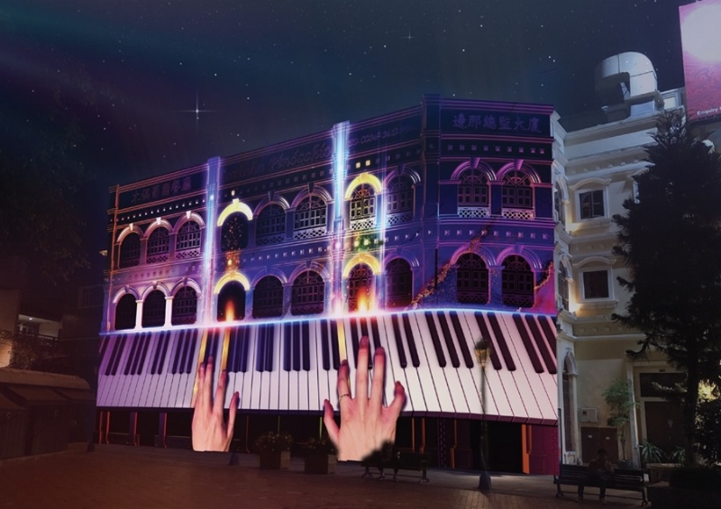 木偶餐厅的光影表演会以音乐为本，希望把观众带来优美的视觉音乐篇章。
