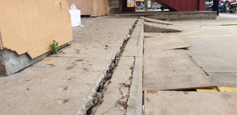 芙蓉公市外围有不少设施残旧破损，将逐步获得维修及改善。