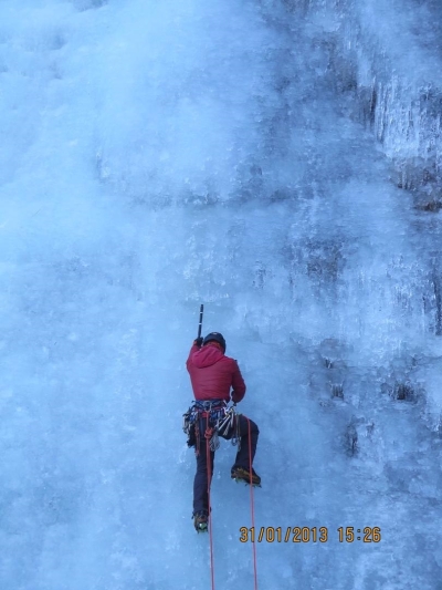 冰瀑的挑战难度极高。