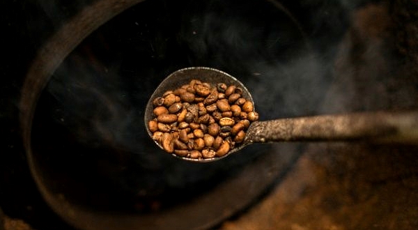 The mill can produce up to 2,000kg of coffee products a day. AFP