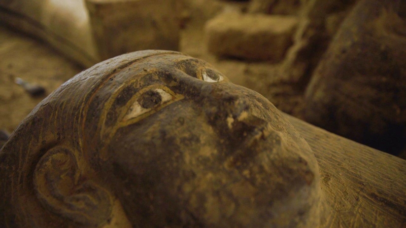 已出土木棺保存完好，遗址中尚有未出土木棺等待发掘。