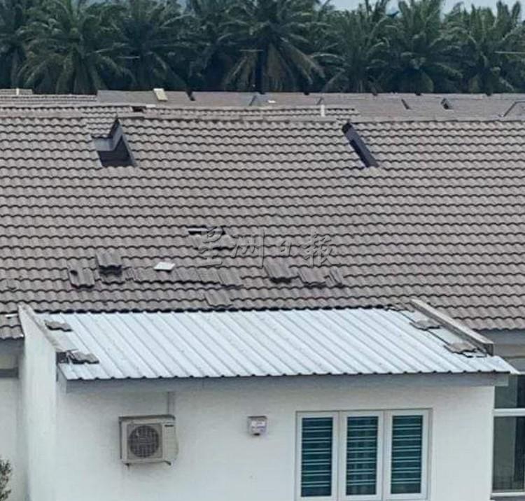 邻居修缮屋顶时，发现屋主屋顶被掀开。
