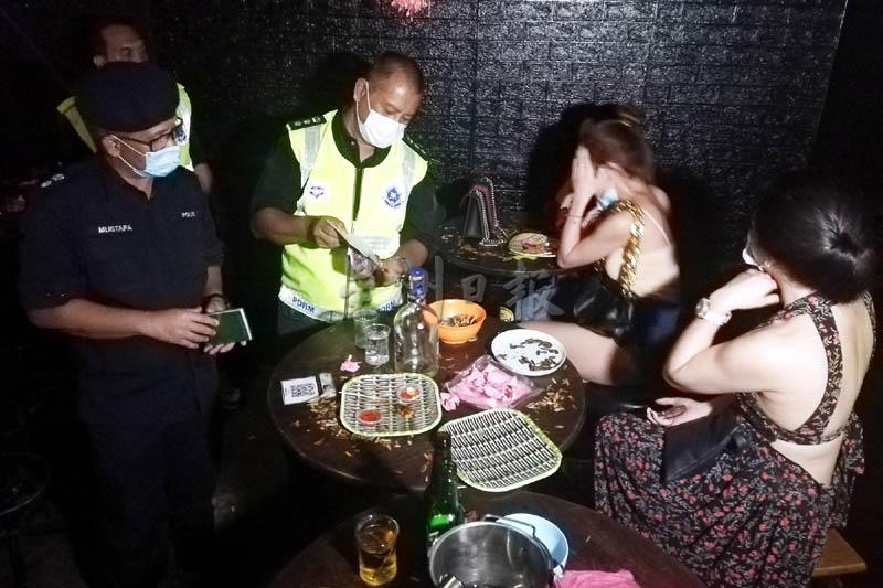 威中警取缔违SOP商家 检举3酒吧开63罚单