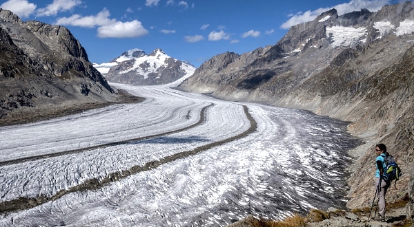 The Aletsch Glacier is ailing. AFP