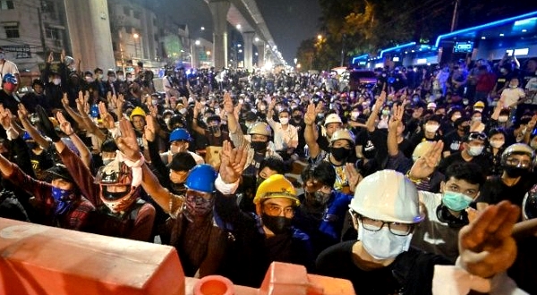 Thailand's pro-democracy protesters have taken inspiration and lessons from their counterparts in Hong Kong. AFP