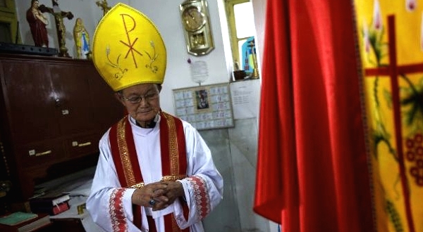 Figures in China's underground Catholic church say they are under growing pressure from Beijing. AFP