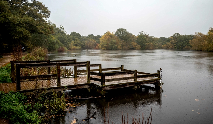 Connaught Water in Epping Forest in northeast London. AFP