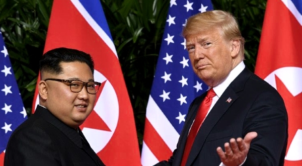 Trump's fluctuating relationship with Kim Jong Un has gone from fire and fury to love letters. AFP Trump's fluctuating relationship with Kim Jong Un has gone from fire and fury to love letters. AFP