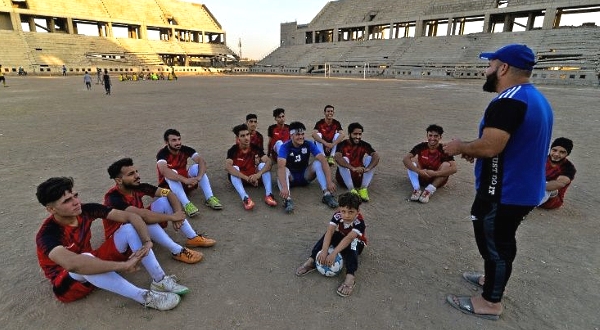 During the brutal reign of the Islamic State group many facets of daily life, including football, changed in Iraq but now players are committed to train a couple times a week. ASP
