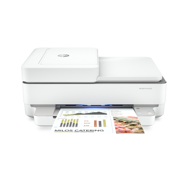 这款打印机可以和HP Smart应用程式完美搭配，随时从手机或平板电脑打印出重要文件。