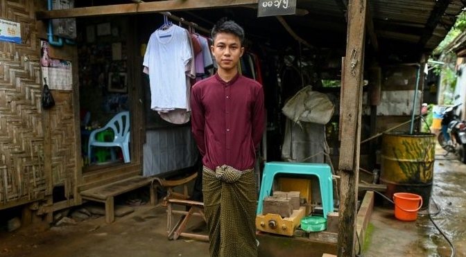 Jade miner Kyaw Htet Aung dreams of striking rich and starting his own business. AFP Jade miner Kyaw Htet Aung dreams of striking rich and starting his own business. AFP