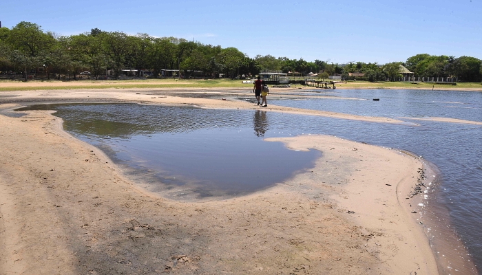View of the dried banks of Lake Ypacarai in San Bernardino, Paraguay. Water levels of Lake Ypacarai are on their historical lows due to the severe drought affecting the country. AFP View of the dried banks of Lake Ypacarai in San Bernardino, Paraguay. Water levels of Lake Ypacarai are on their historical lows due to the severe drought affecting the country. AFP