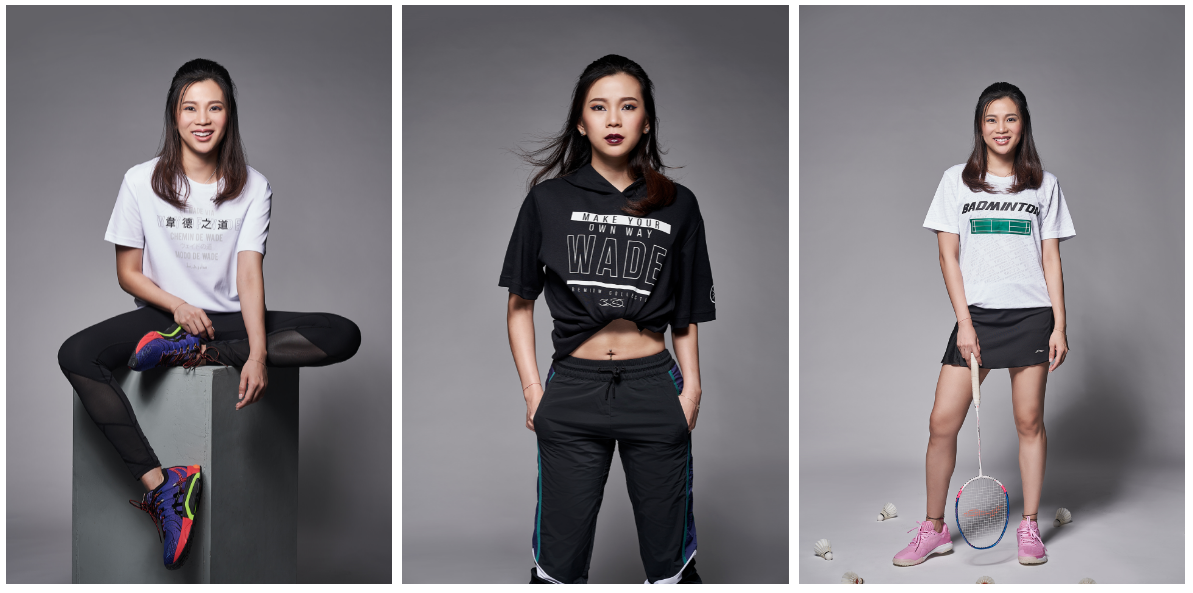 吴柳莹网店“GLY”所售卖的衣饰除了有运动风，也有休闲风，兼顾运动与潮流。（GLY脸书专页照）

