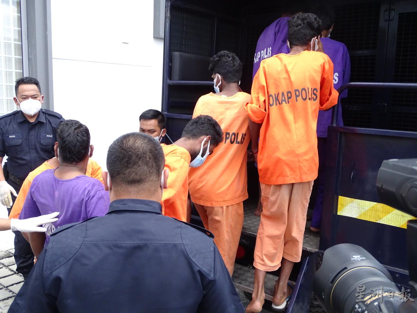 5名兄弟及缅甸籍员工因贩运毒品被控上打巴推事庭。