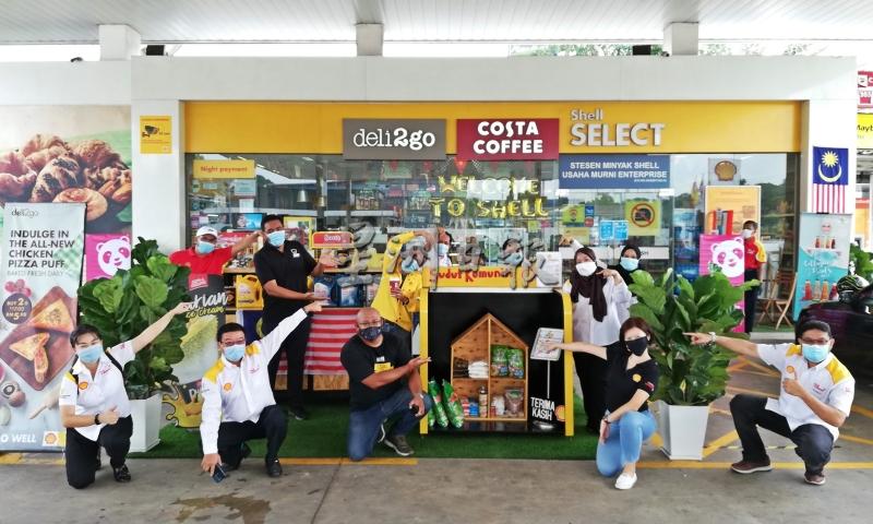 Volunteers Unite在雪兰莪各区Shell业者的配合下，截至10月已设置了多大46个社区食物箱。