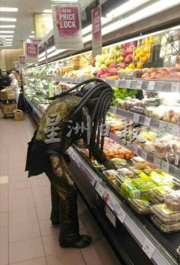 铁血战士到超市购物，你看过吗？