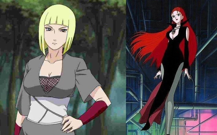 声优与野光曾为《火影忍者疾风传》的萨姆伊（左）及《美少女战士Crystal》的卡欧莉娜配音。