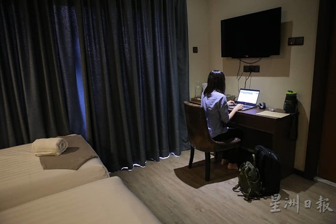 除了开放酒店大厅，怡保Z Hotel也提供客房作为WFH服务，让上班族享有更多私人空间。

