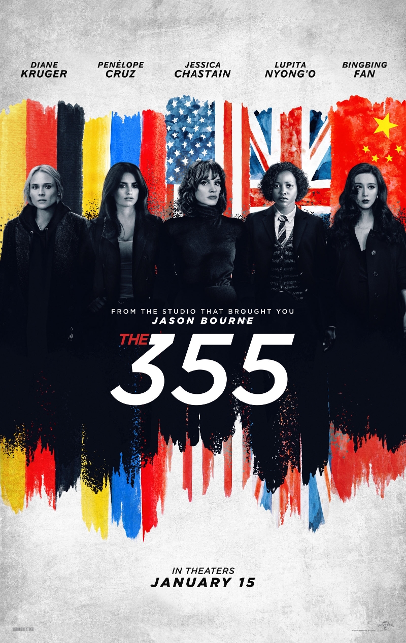 范冰冰与好莱坞多位女星参演的特务动作片《The 355》，因疫情影响北美决定押后至2022年上映。