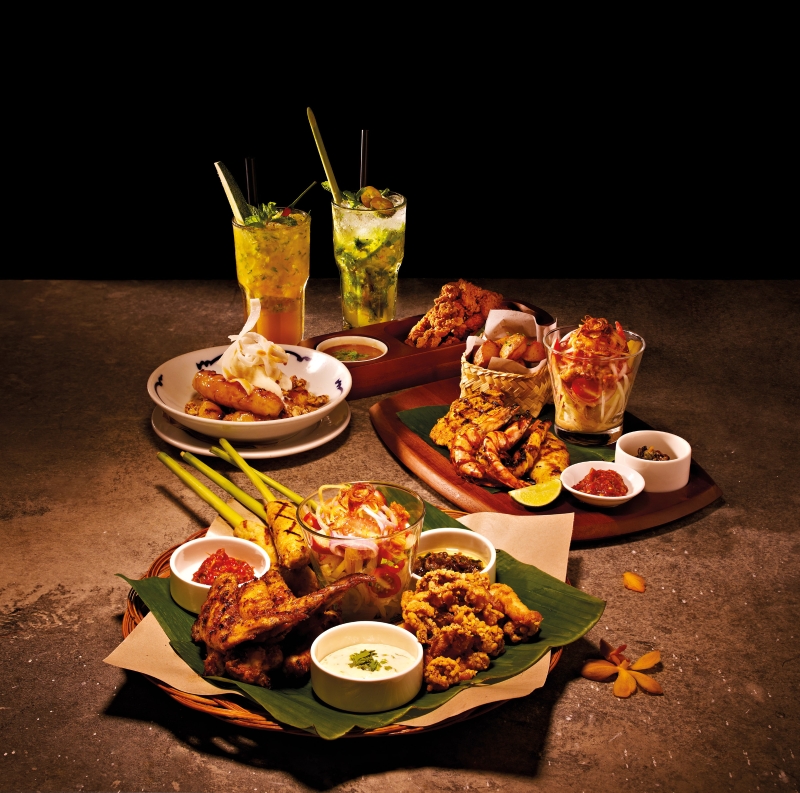 Ole-Ole Bali带来视觉及感官的盛宴，融合了当代巴厘岛的美食想起与风味。顾客可以享用美味美食，如烤柠檬草虾、炭烤烧配辣椰子酱，同时在开业的第一个月即可享受10％折扣。
