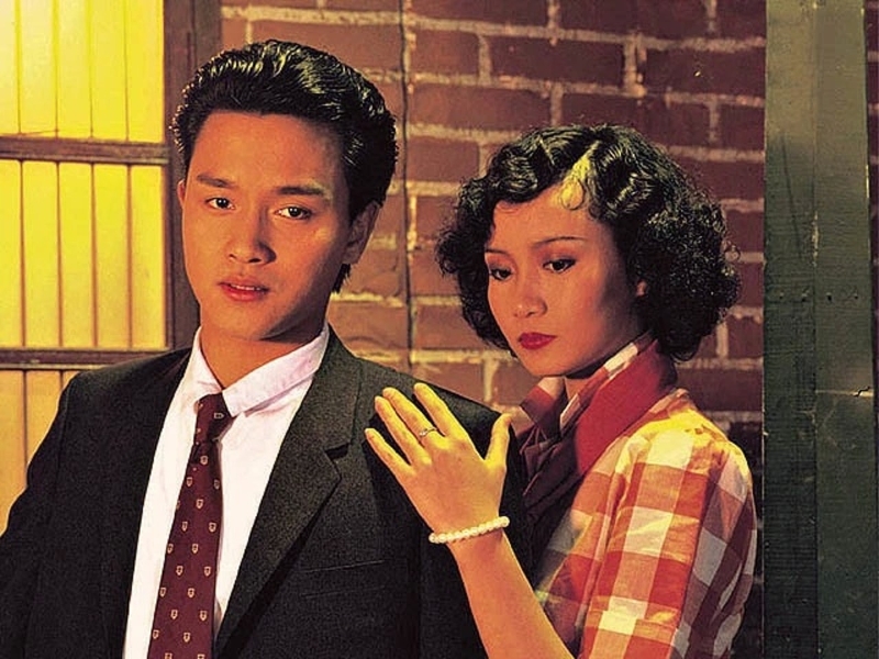 商天娥在《侬本多情》中与张国荣饰演情侣。