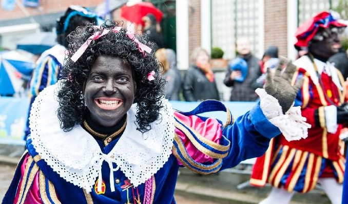 Zwarte Piet's character is usually performed by an adult with a blacked-up face.