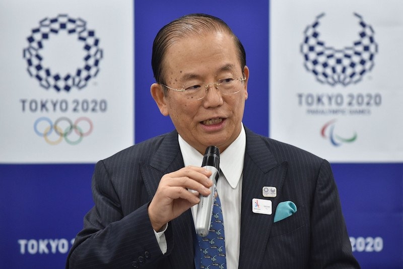 2020东京奥运组委会首席执行员武藤敏郎在东奥防疫委员会开会后表示，防疫措施草案基本确定，但很多具体操作措施要在明年春天才能确定。（法新社照片）